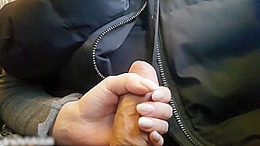 Aircraft! Engaging in oral sex and self-stimulation