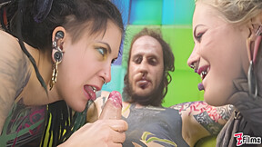 Alternative Babe Threesome Featuring Anal Gapes And A Facial Cumshot With Nikolaz Zpageti And Lily Lu