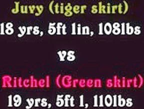 Asian rough catfight 1