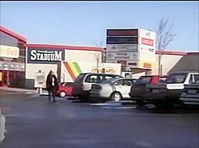 Busty blonde Barbie gets shaved pussy fucked in kitchen