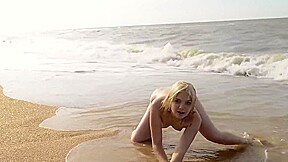 Chanel Fenn alone at a beach