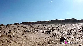 Masturbating on a nude beach, voyeurs wanking… What a hot morning