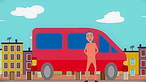 Skinny Mature Fucks 2 Guys in a Van – Maturevan