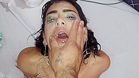 Submissive Maiden Takes Cum Shot