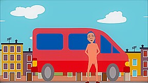 5 Grannies take Turn on Young Cock in the MatureVan – Maturevan
