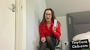 Amateur real SPH mocking worthless cock