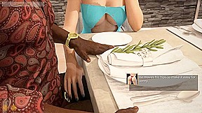 Happy Marriage Interracial Footjob Under The Table On Dinner Party Ep27
