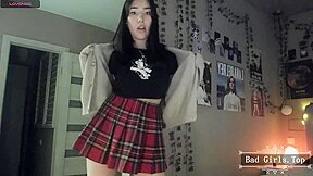Busty and booty super hot petite skinny teen