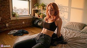 Redhead South Asian Girl Takes Deep Anal